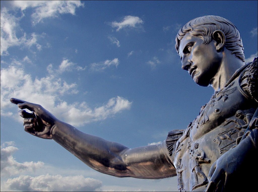 La estatua del emperador Augusto